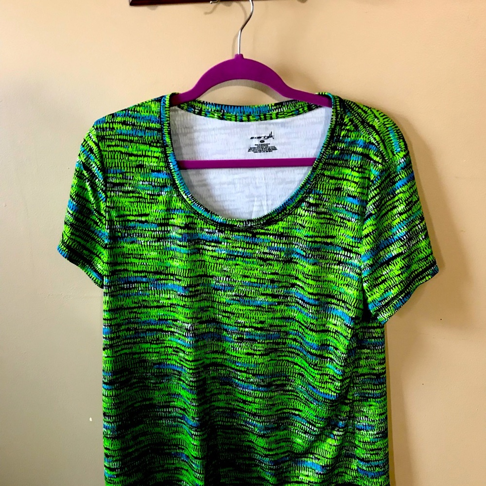 Athletic shirt. Vibrant colors, breathable- like new.